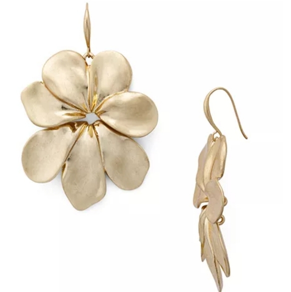 Robert Lee Morris Flower Drop Earring - Picture 2 of 3